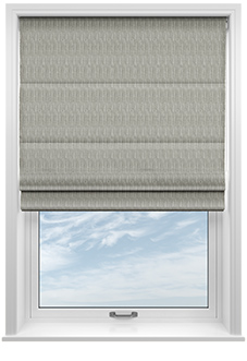 Braemar, Echoed Blue - Twist&Fit Roman Blind